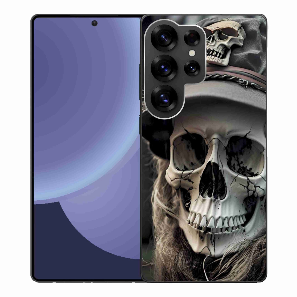 Zselés borítás mmCase Samsung Galaxy S25 Ultra - sötét koponya