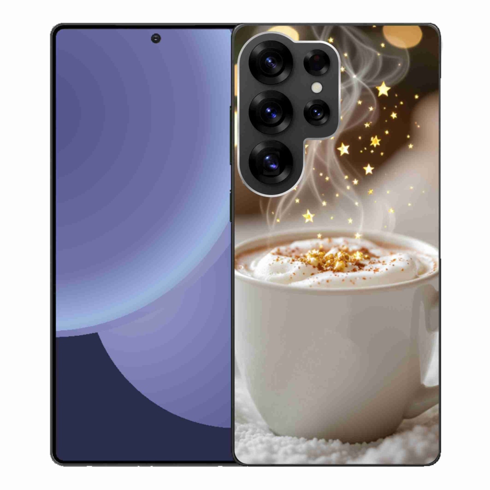 Gél borítás mmCase Samsung Galaxy S25 Ultra készülékhez - Karácsonyi forró ital