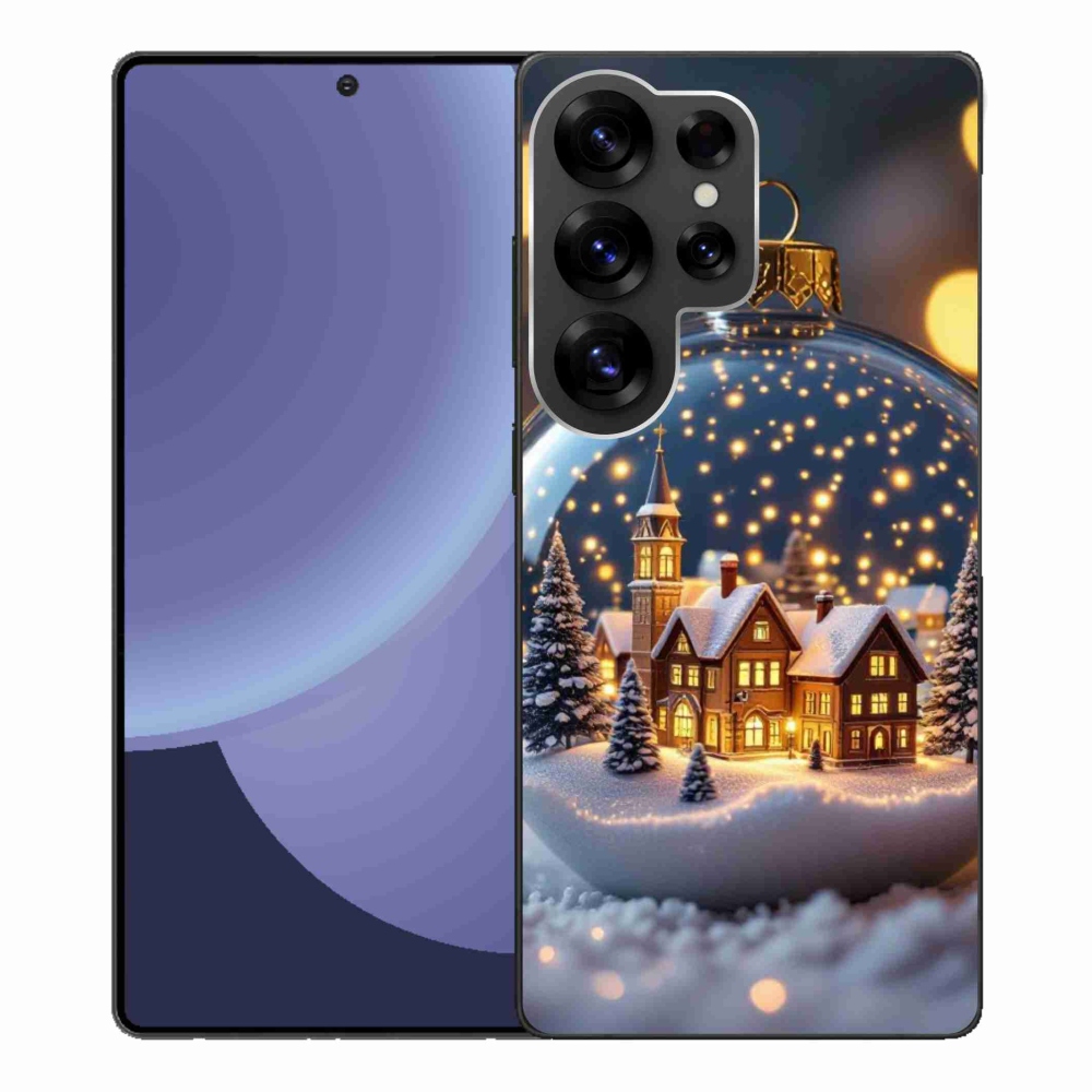 Gél borító mmCase Samsung Galaxy S25 Ultra - Karácsonyi gömbök 4