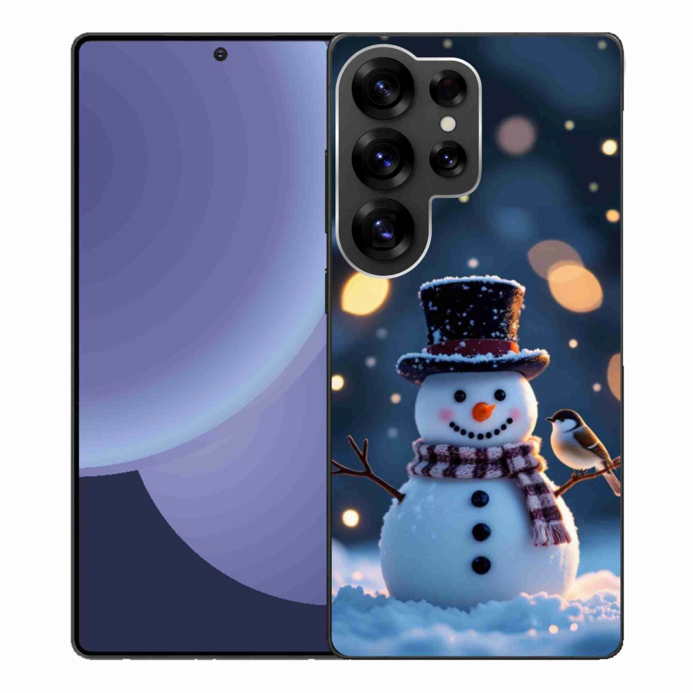 Gél borítás mmCase Samsung Galaxy S25 Ultra - Karácsonyi hóember