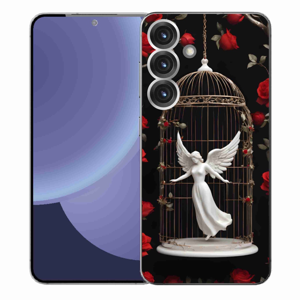 Gél borítás mmCase Samsung Galaxy S25+ - csapdába esett angyal