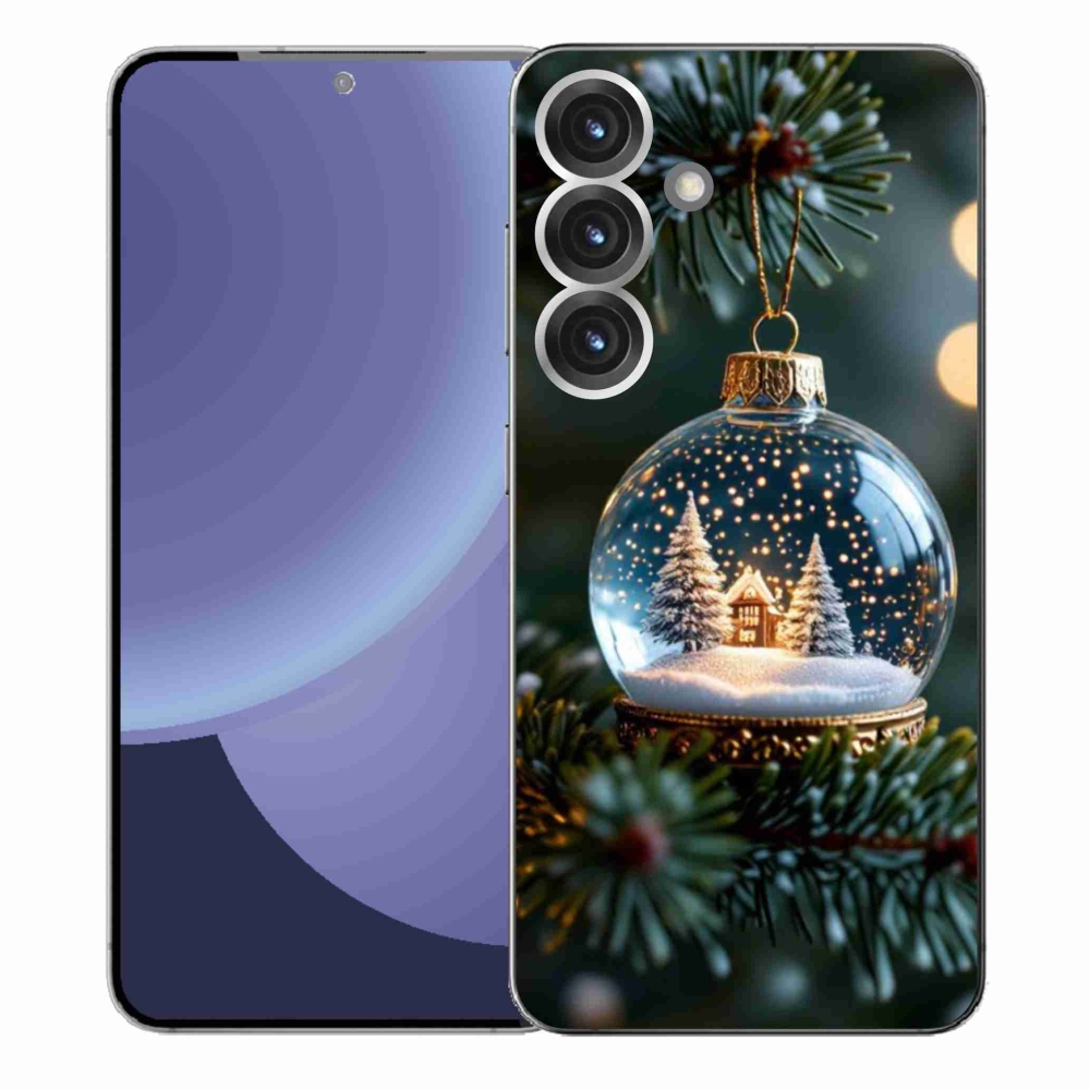 Gél borítás mmCase Samsung Galaxy S25+ - Karácsonyi gömbök 2