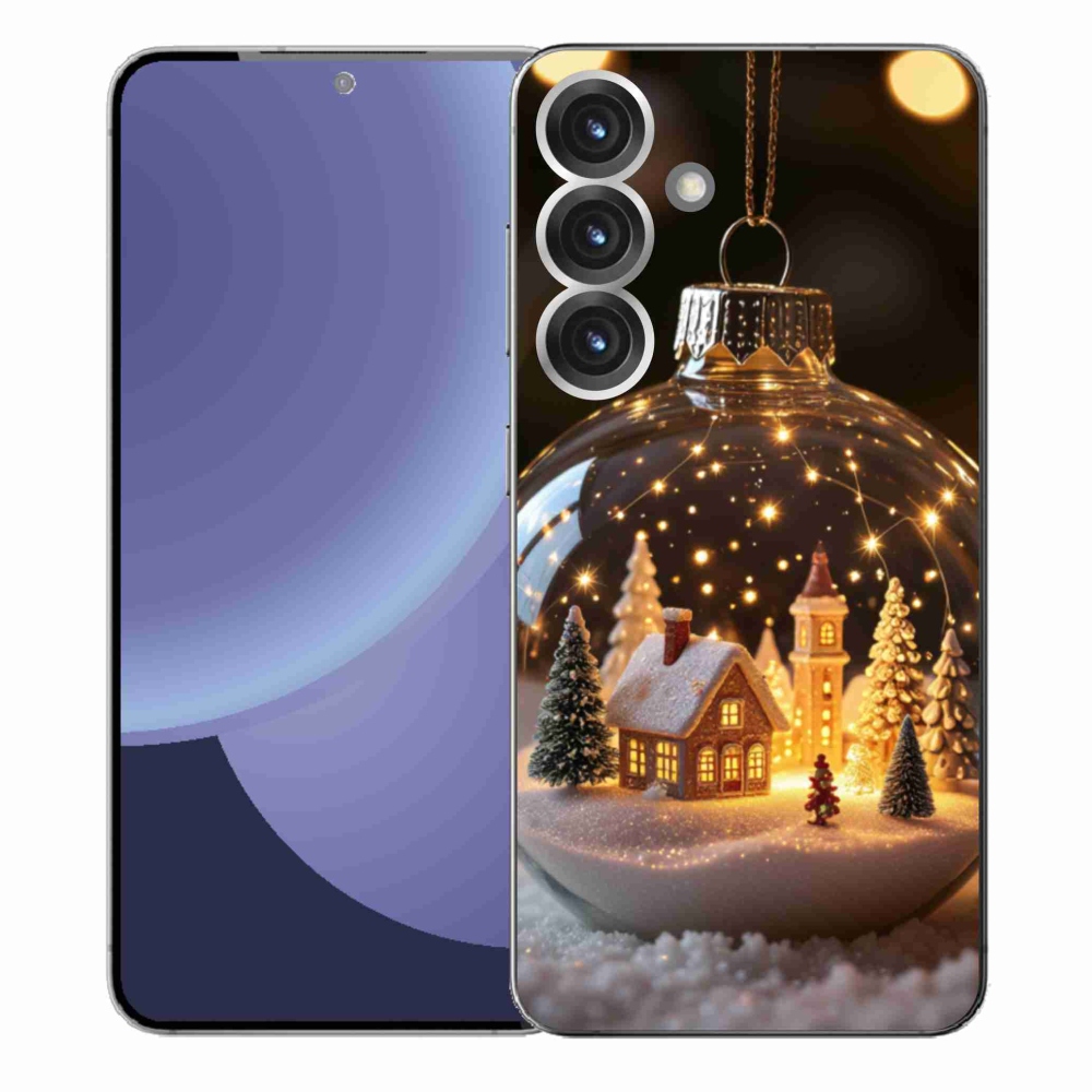 Gél borítás mmCase Samsung Galaxy S25+ - Karácsonyi gömbök 3