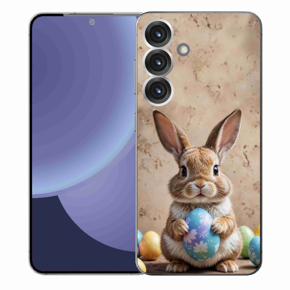 Gél borítás mmCase Samsung Galaxy S25+ készülékhez - Húsvéti nyuszi