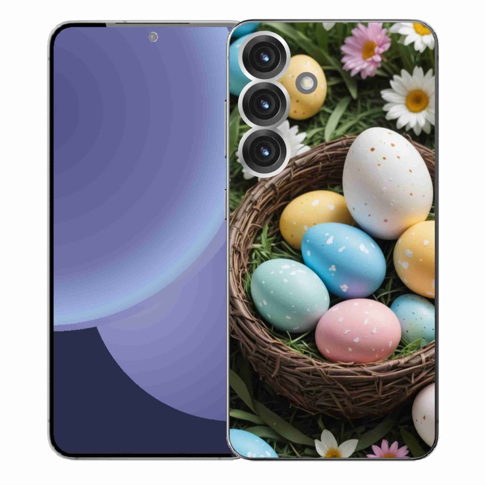 Zselés borítás mmCase Samsung Galaxy S25+ - Húsvéti tojások 2