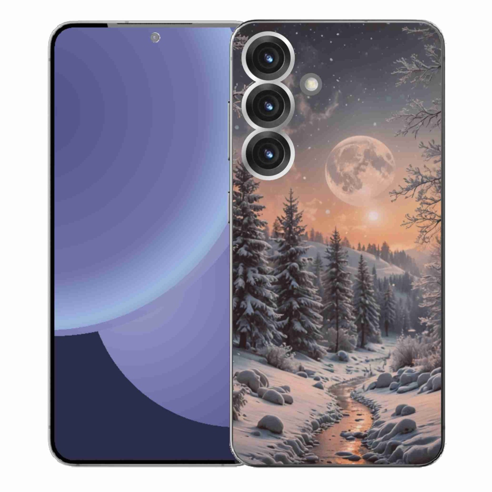 Gél borítás mmCase Samsung Galaxy S25+ - téli táj 2