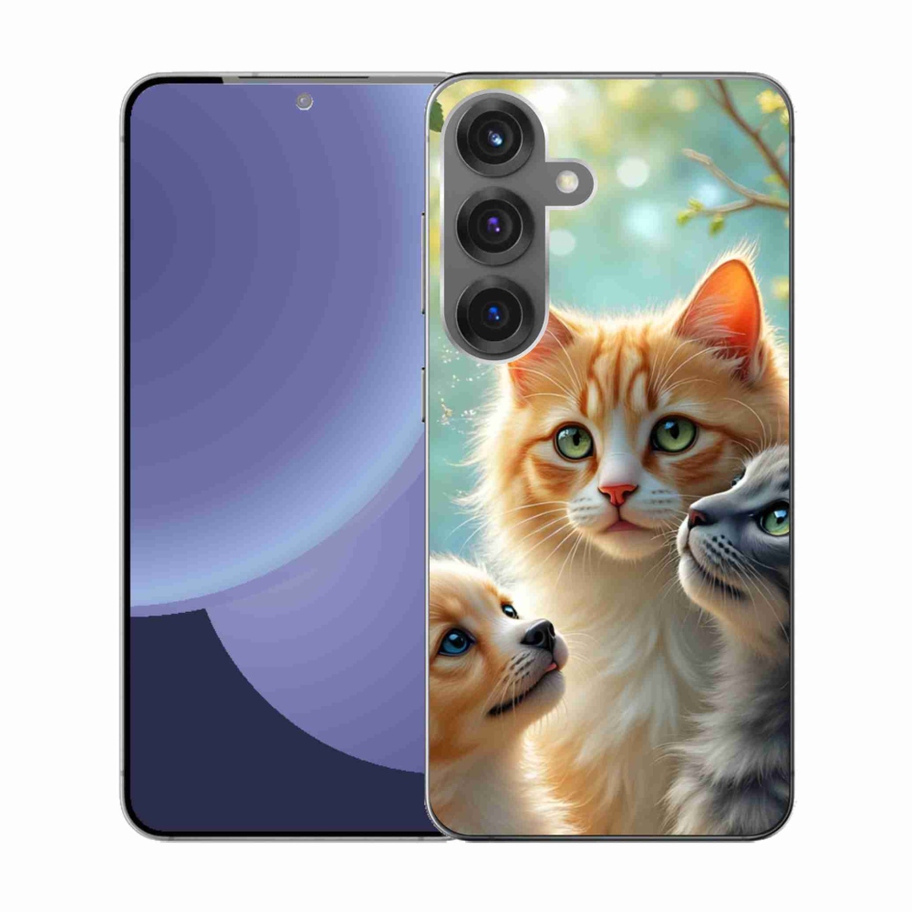 Gél borító mmCase Samsung Galaxy S25 - állatbarátság 2