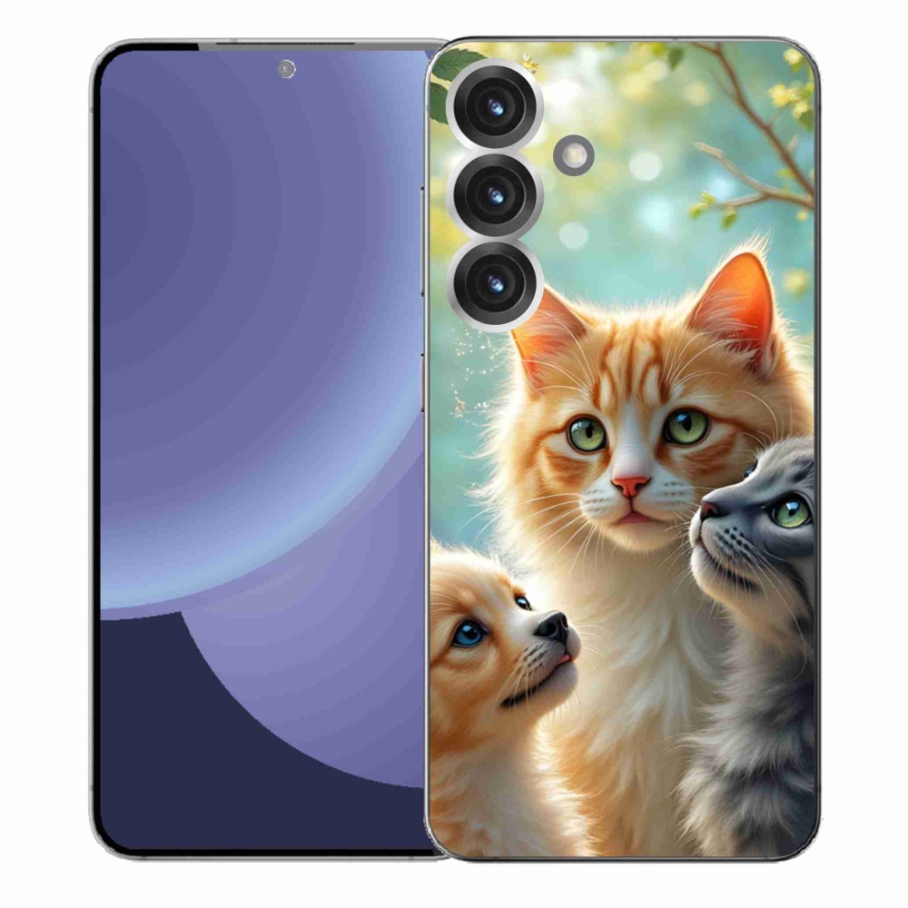 Gél borítás mmCase Samsung Galaxy S25+ - állatbarátság 2