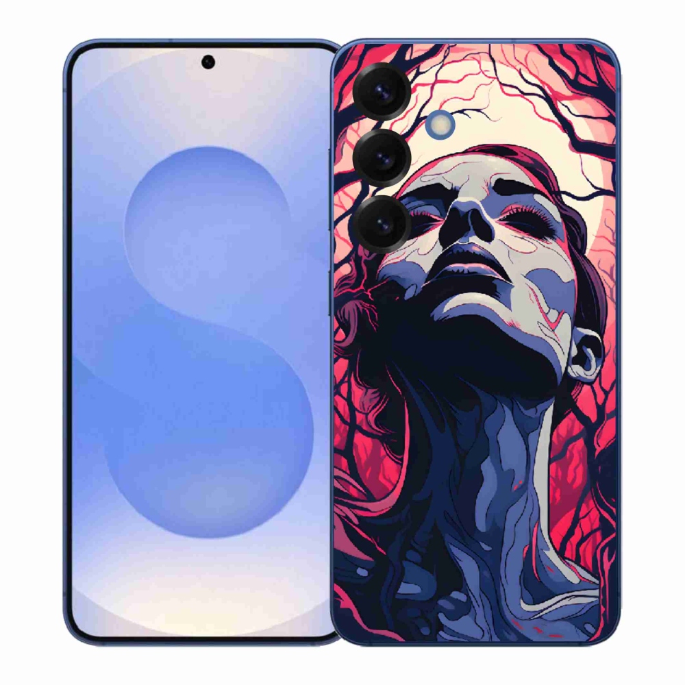 Gél borítás mmCase Samsung Galaxy S26+ - absztrakt arc