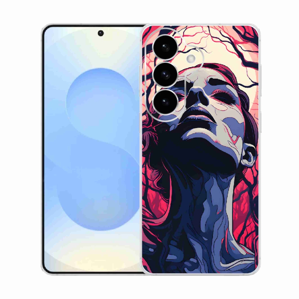 Gél borító mmCase Samsung Galaxy S26 - absztrakt arc