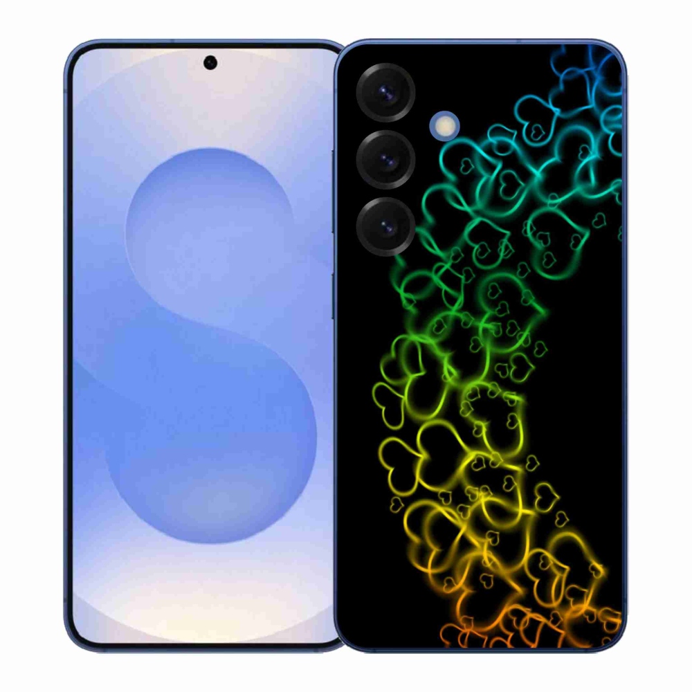 Gél védőhuzat mmCase Samsung Galaxy S26+ készülékhez - színes szívek