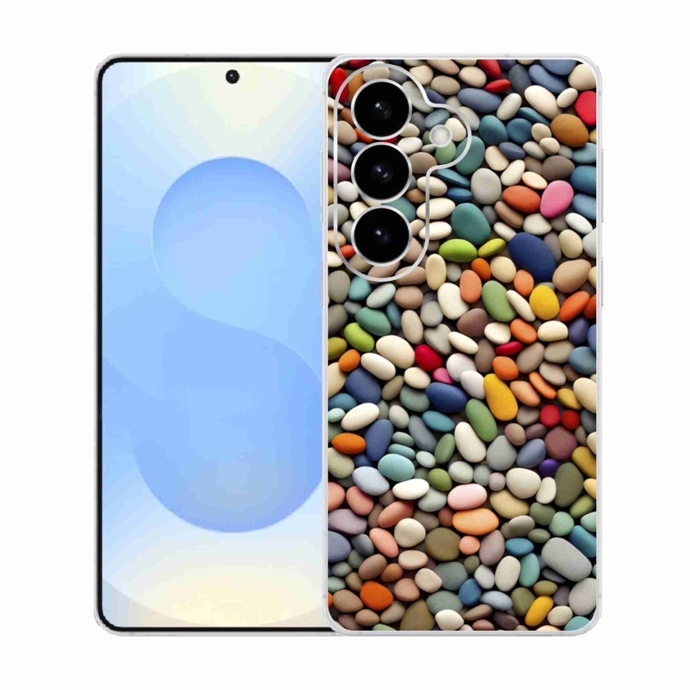 Zselés borítás mmCase Samsung Galaxy S26 készülékhez - színes strasszkövek 2