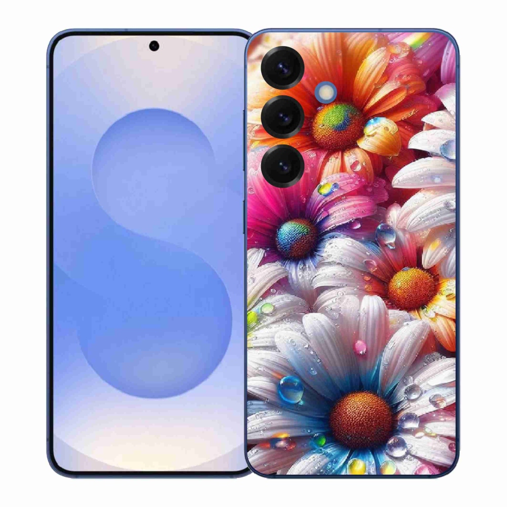 Gél védőhuzat mmCase Samsung Galaxy S26+ készülékhez - színes margaréták