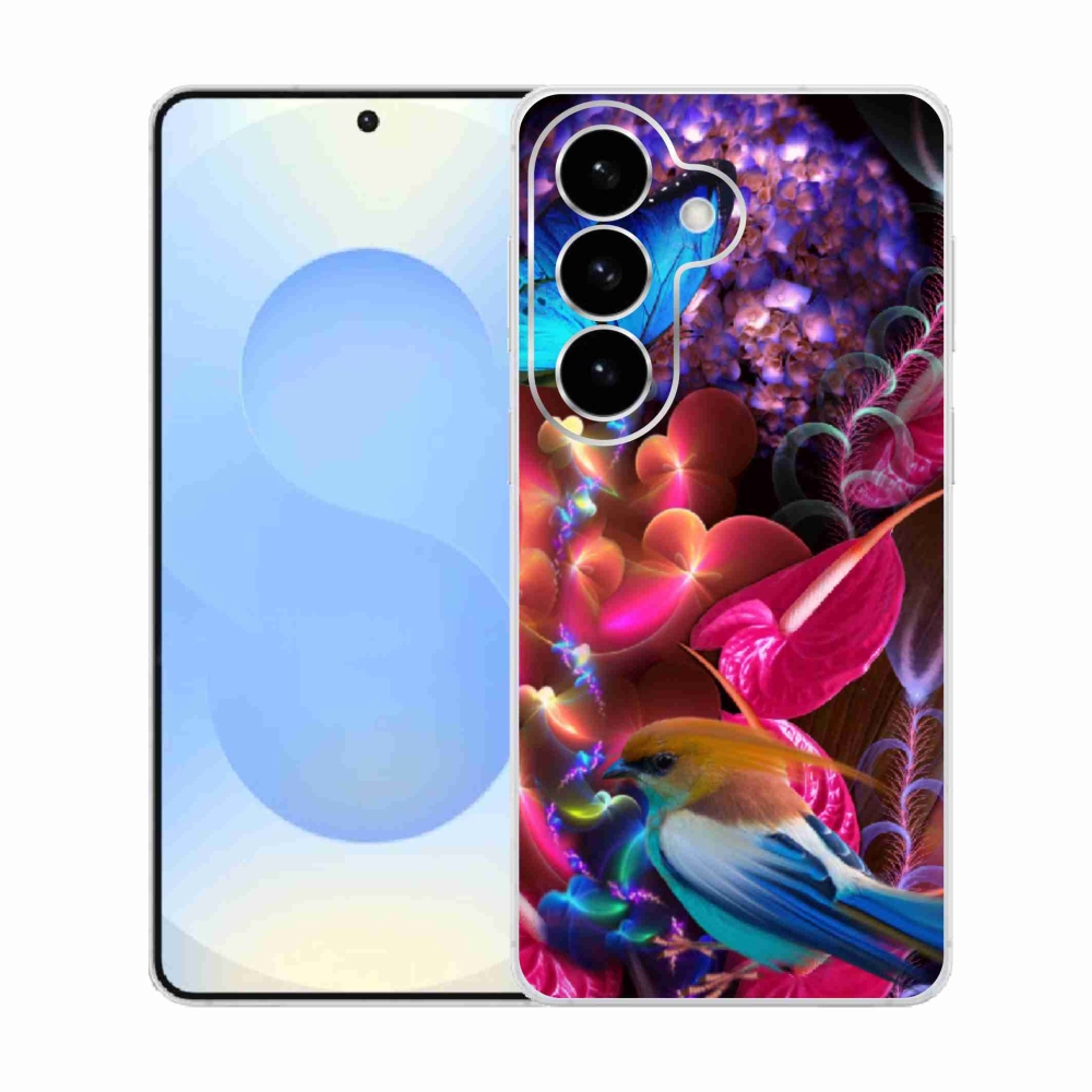 Gél borító mmCase Samsung Galaxy S26 készülékhez - színes virágok