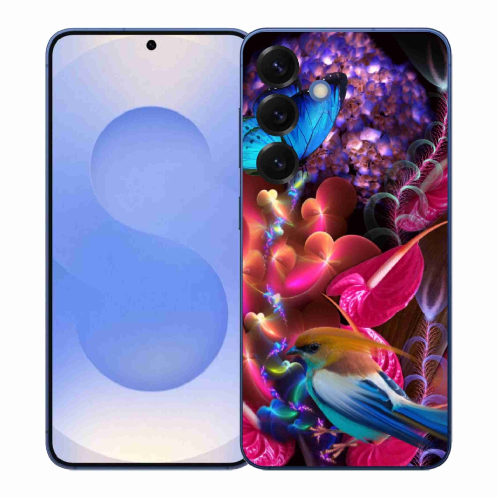 Zselés borítás mmCase Samsung Galaxy S26+ - színes virágok