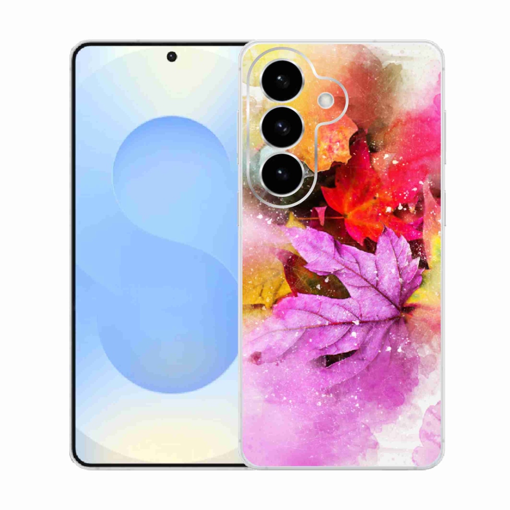 Gél borítás mmCase Samsung Galaxy S26 készülékhez - színes levelek