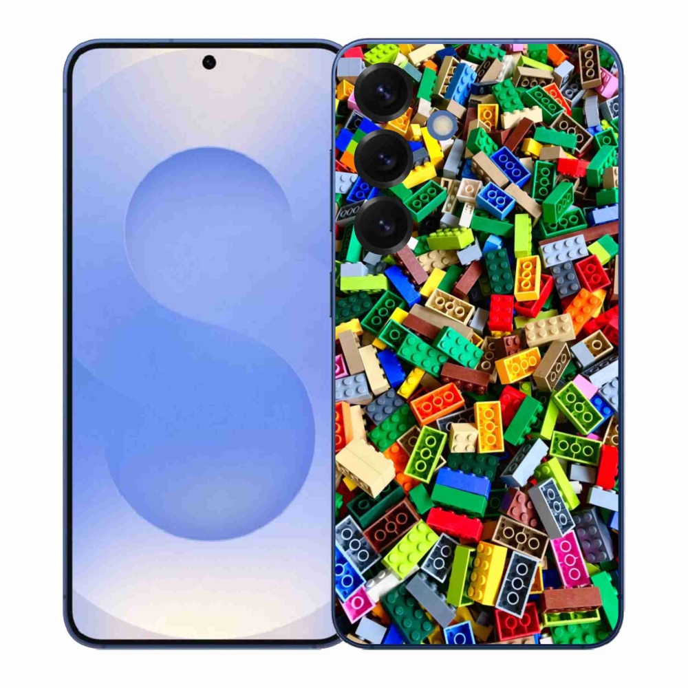 Zselés borítás mmCase Samsung Galaxy S26+ készülékhez - színes építőkockák