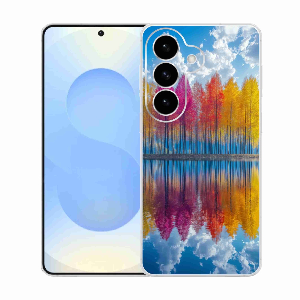 Gél borítás mmCase Samsung Galaxy S26 készülékhez - színes fák