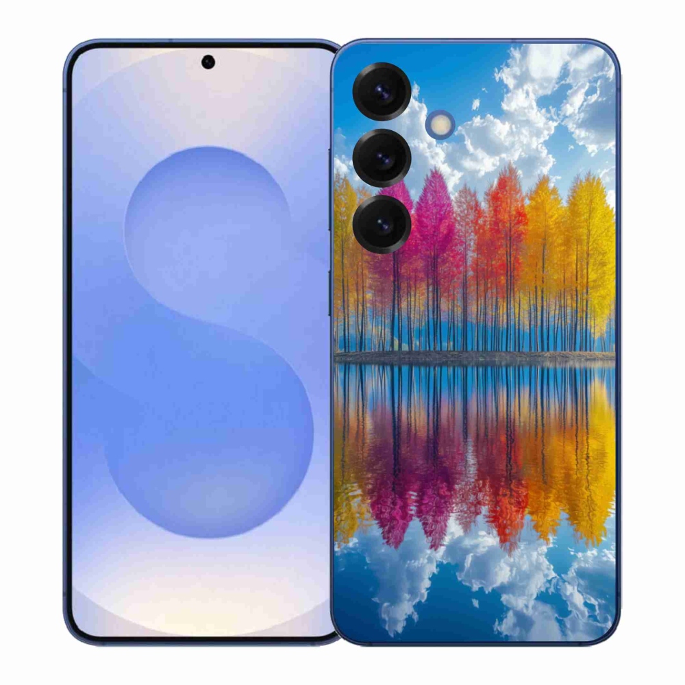 Gél borítás mmCase Samsung Galaxy S26+ - színes fákhoz