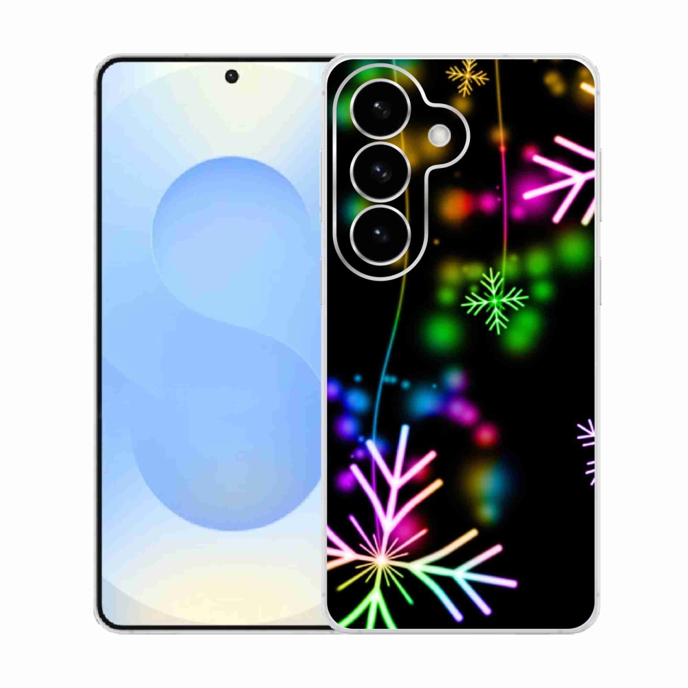 Zselés borítás mmCase Samsung Galaxy S26 készülékhez - színes pelyhekkel