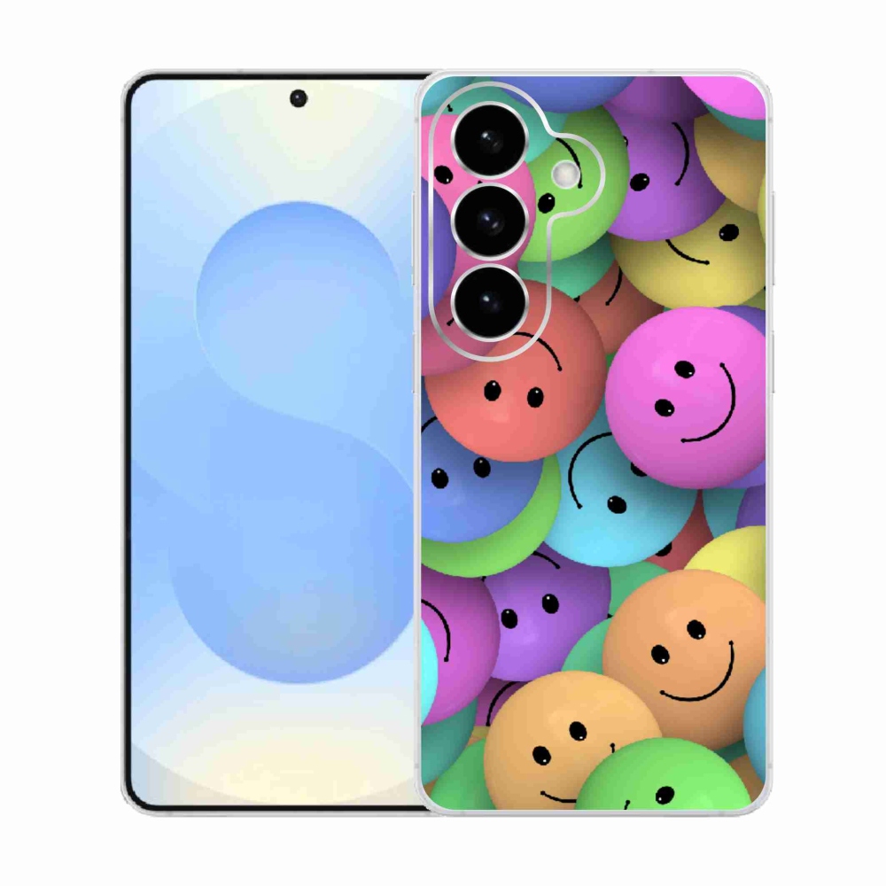 Gél borító mmCase Samsung Galaxy S26 készülékhez - színes smiley-k