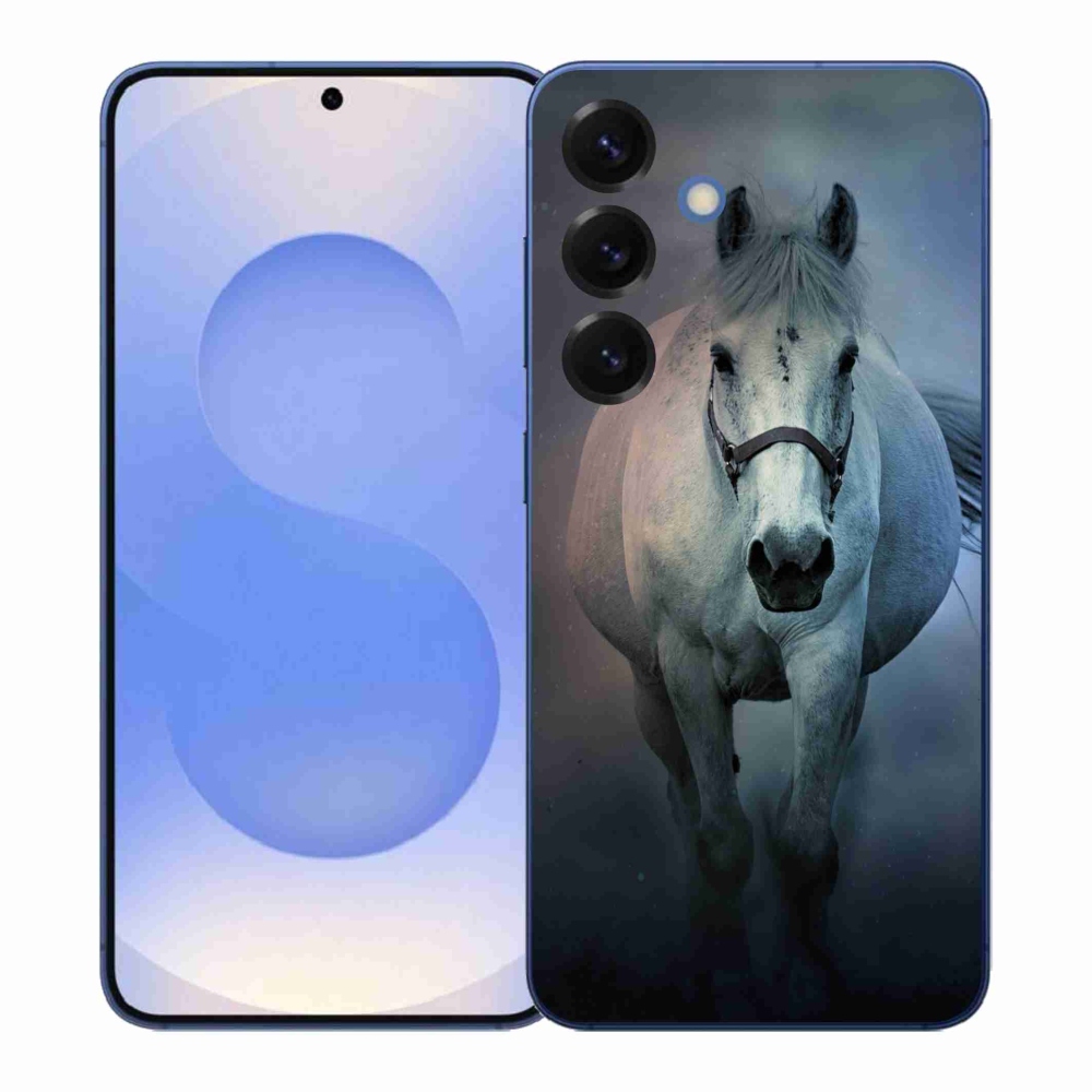 Gél borítás mmCase Samsung Galaxy S26+ - futó fehér ló - Samsung Galaxy S26+ - futó fehér ló