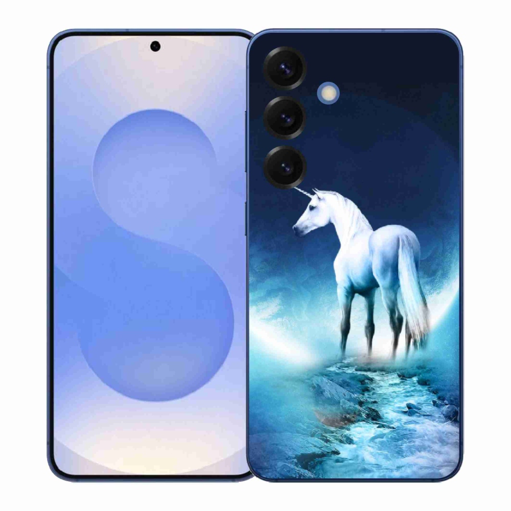 Gél védőhuzat mmCase Samsung Galaxy S26+ készülékhez - fehér egyszarvú