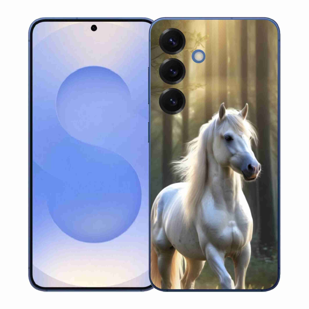 Zselés borítás mmCase Samsung Galaxy S26+ - fehér ló 3