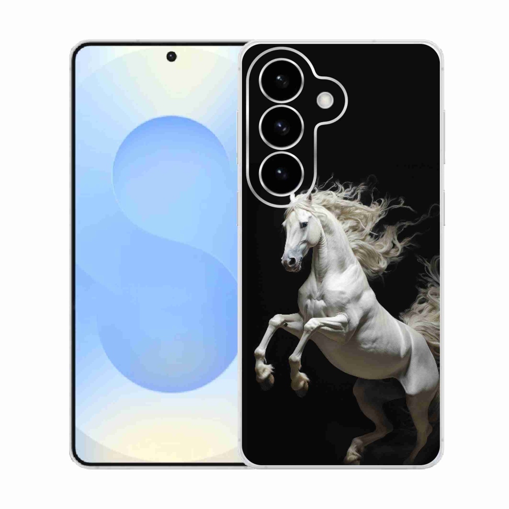 Gél borítás mmCase Samsung Galaxy S26 - fehér ló 4