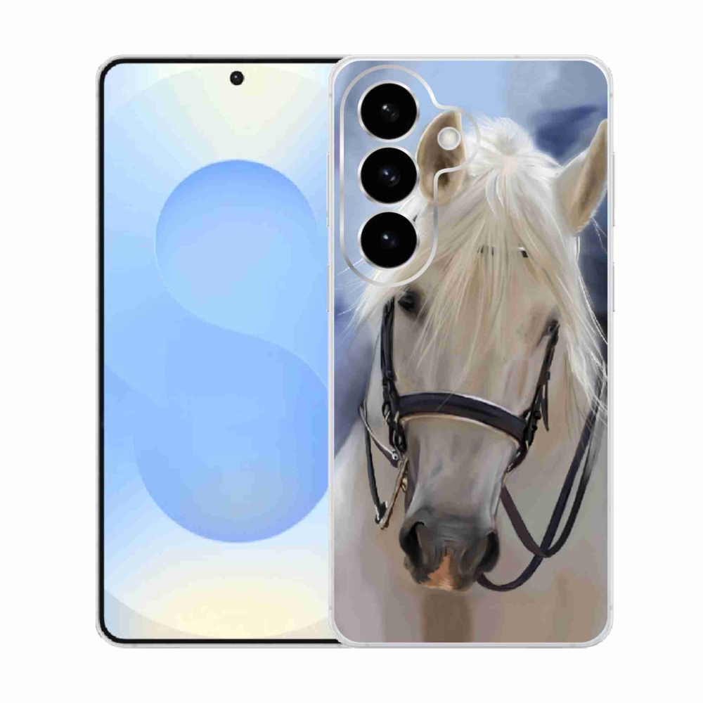 Gél borítás mmCase Samsung Galaxy S26 készülékhez - fehér ló