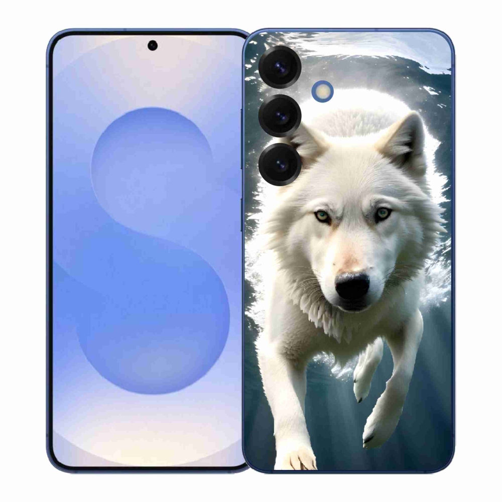 Gél védőhuzat mmCase Samsung Galaxy S26+ - fehér farkas