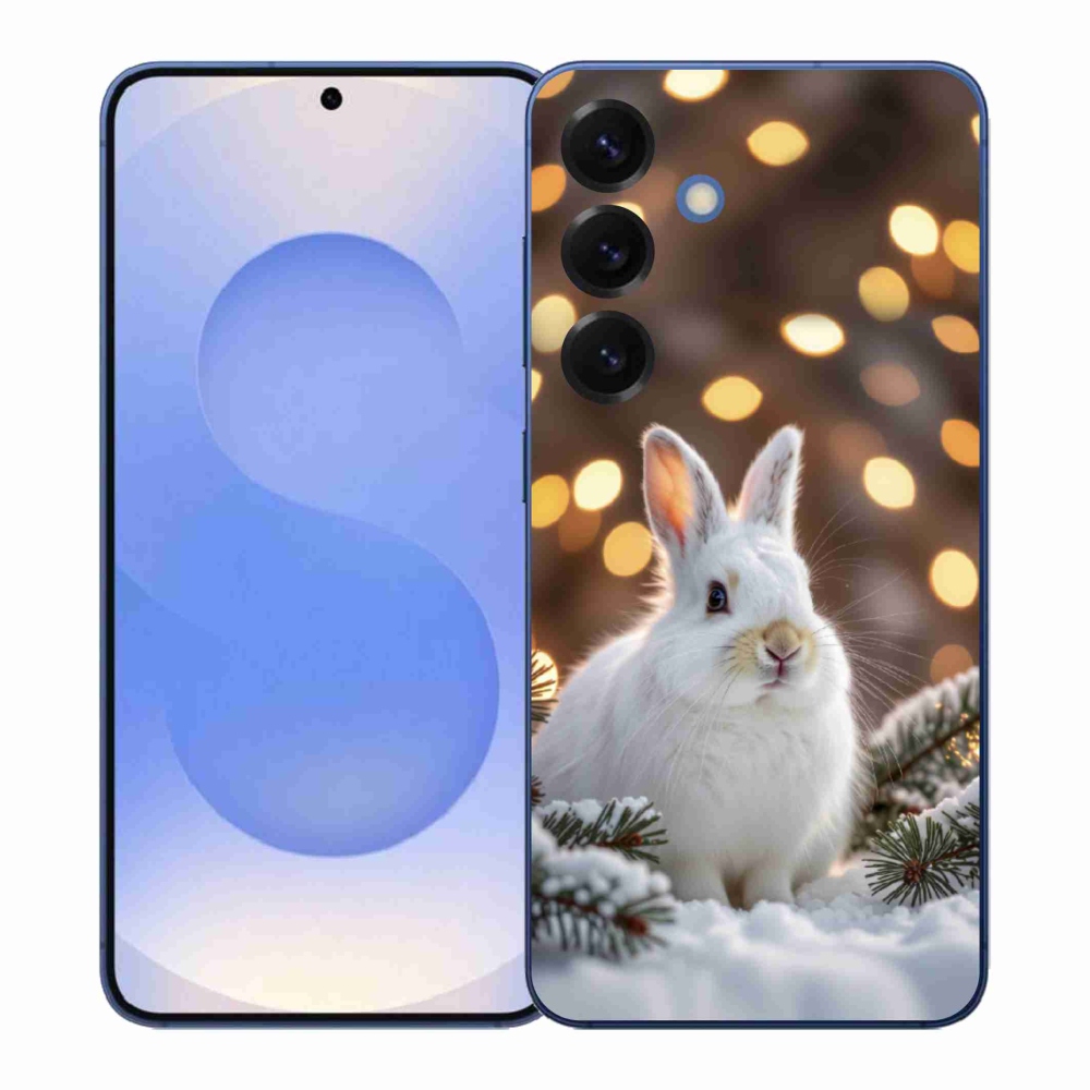 Gél védőhuzat mmCase Samsung Galaxy S26+ - fehér nyúlhoz