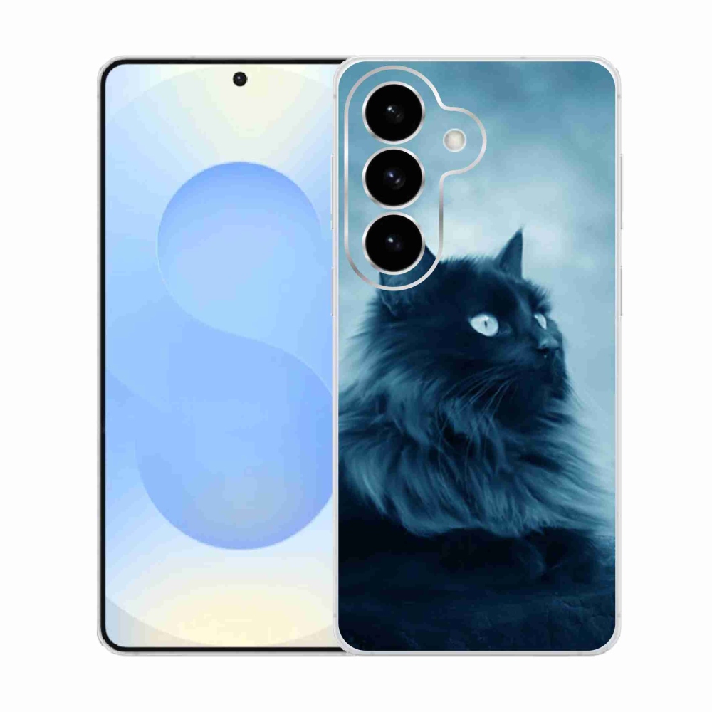 Zselés borítás mmCase Samsung Galaxy S26 - fekete macska 1