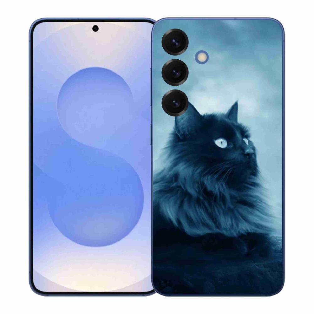 Zselés borítás mmCase Samsung Galaxy S26+ - fekete macska 1