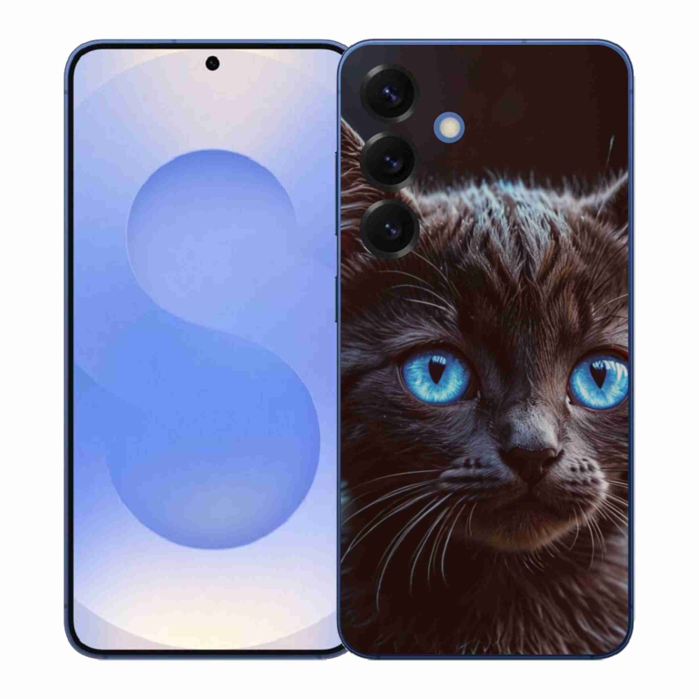 Gél védőhuzat mmCase Samsung Galaxy S26+ - fekete cica 2