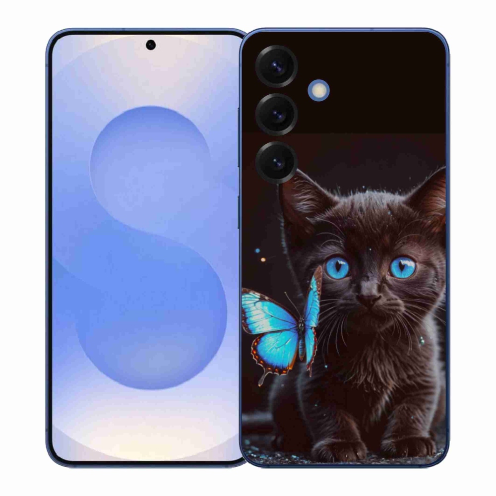 Zselés borítás mmCase Samsung Galaxy S26+ - fekete cica 3