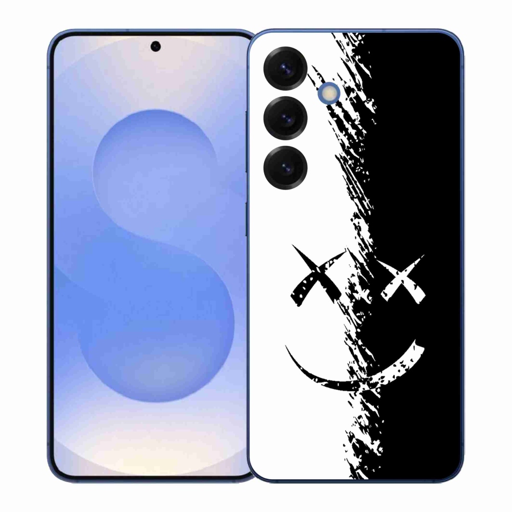 Zselés borítás mmCase Samsung Galaxy S26+ készülékhez - fekete-fehér smiley