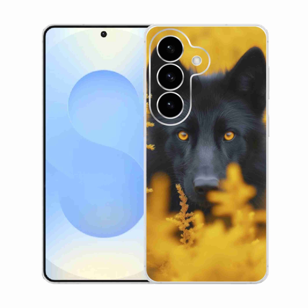 Gél védőhuzat mmCase Samsung Galaxy S26 - fekete farkas 2