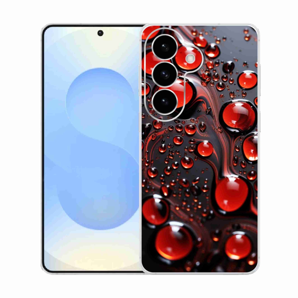 Gél védőhuzat mmCase Samsung Galaxy S26 - piros csepp 2