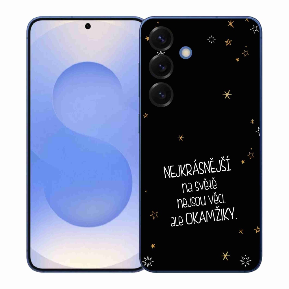 Gél borítás mmCase Samsung Galaxy S26+ - idézem 4 fekete háttér