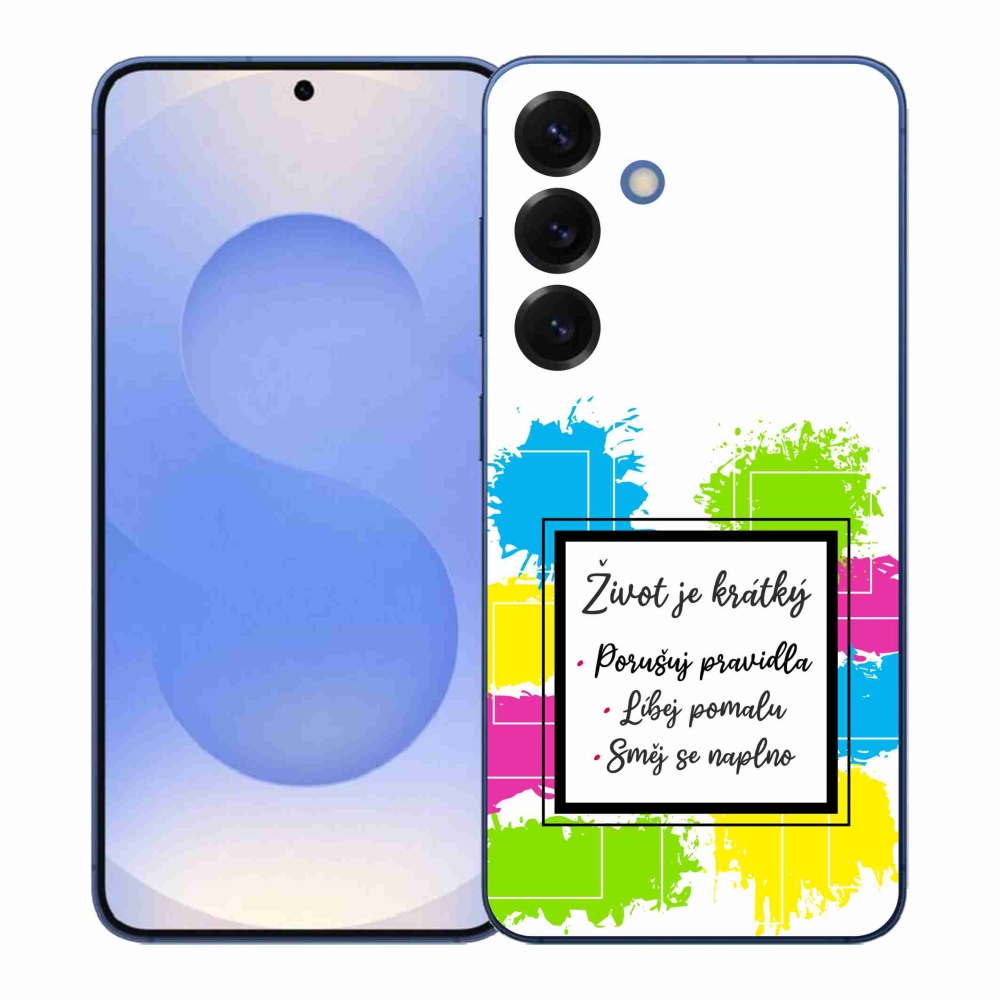 Gél borítás mmCase Samsung Galaxy S26+ - idézem 5 fehér háttér