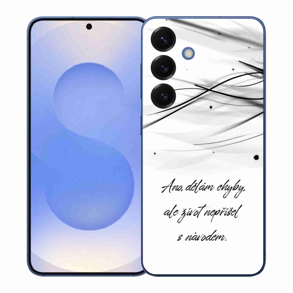 Gél borítás mmCase Samsung Galaxy S26+ készülékhez - idézem fehér háttér