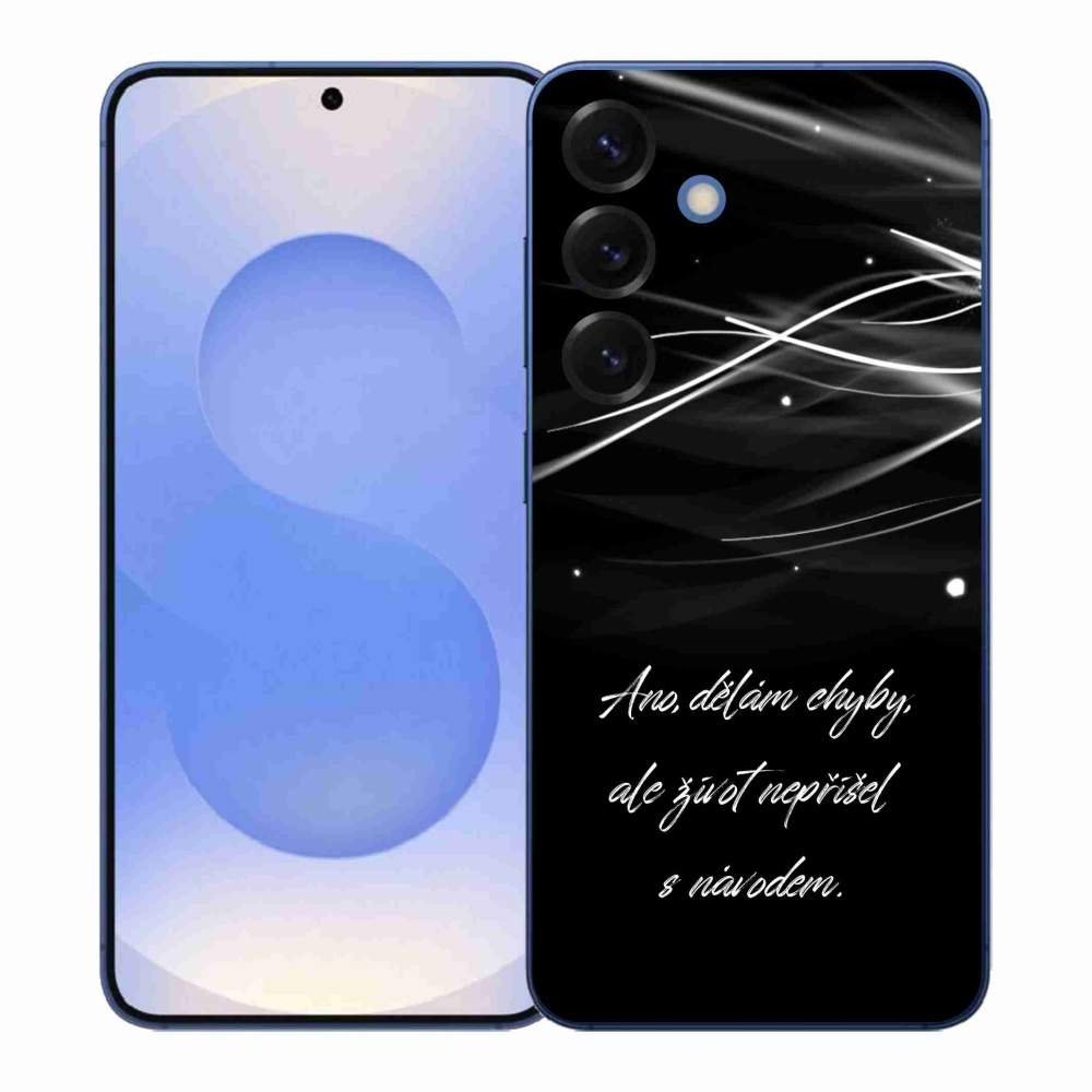 Gél borítás mmCase Samsung Galaxy S26+ készülékhez - idézőjel fekete háttér