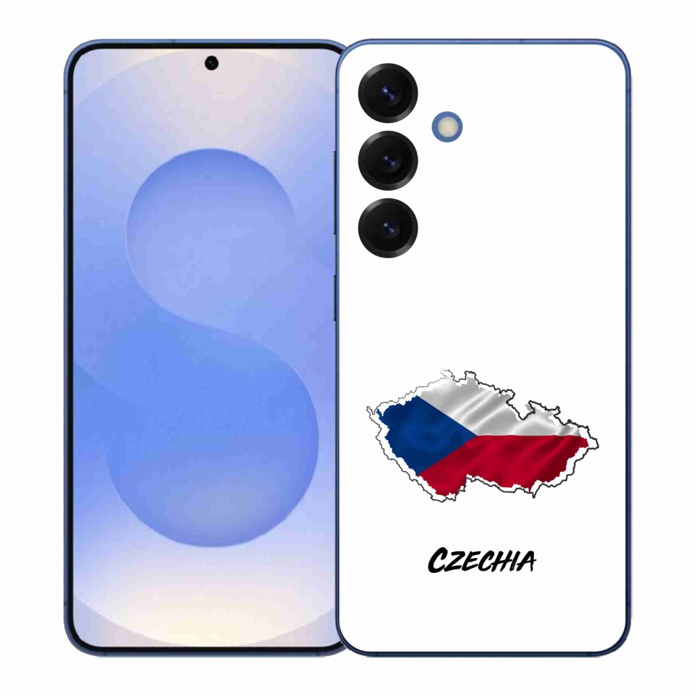Gél borítás mmCase Samsung Galaxy S26+ - Csehország fehér háttérrel