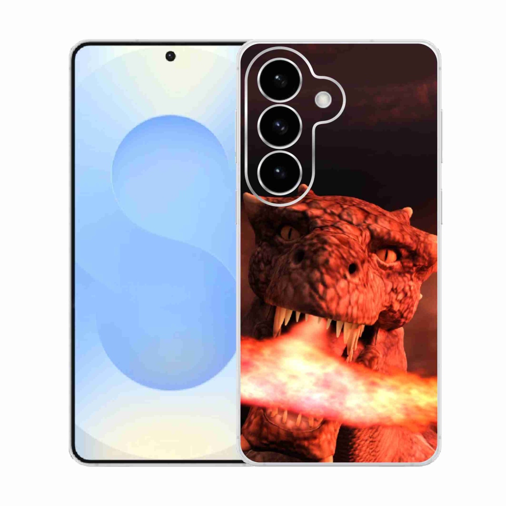 Zselés borítás mmCase Samsung Galaxy S26-hoz - sárkány