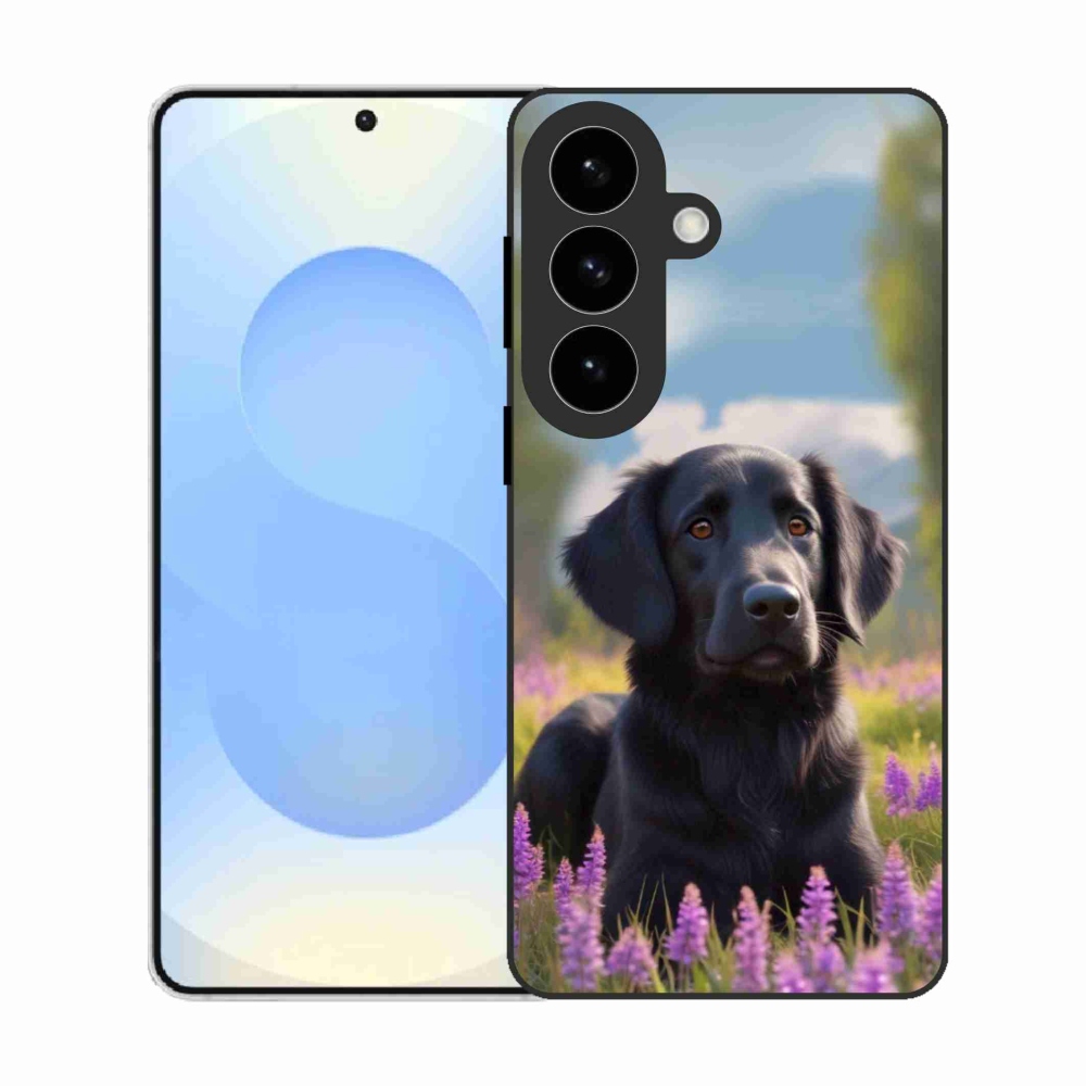 Zselés borítás mmCase Samsung Galaxy S26 készülékhez - elegáns fekete retriever