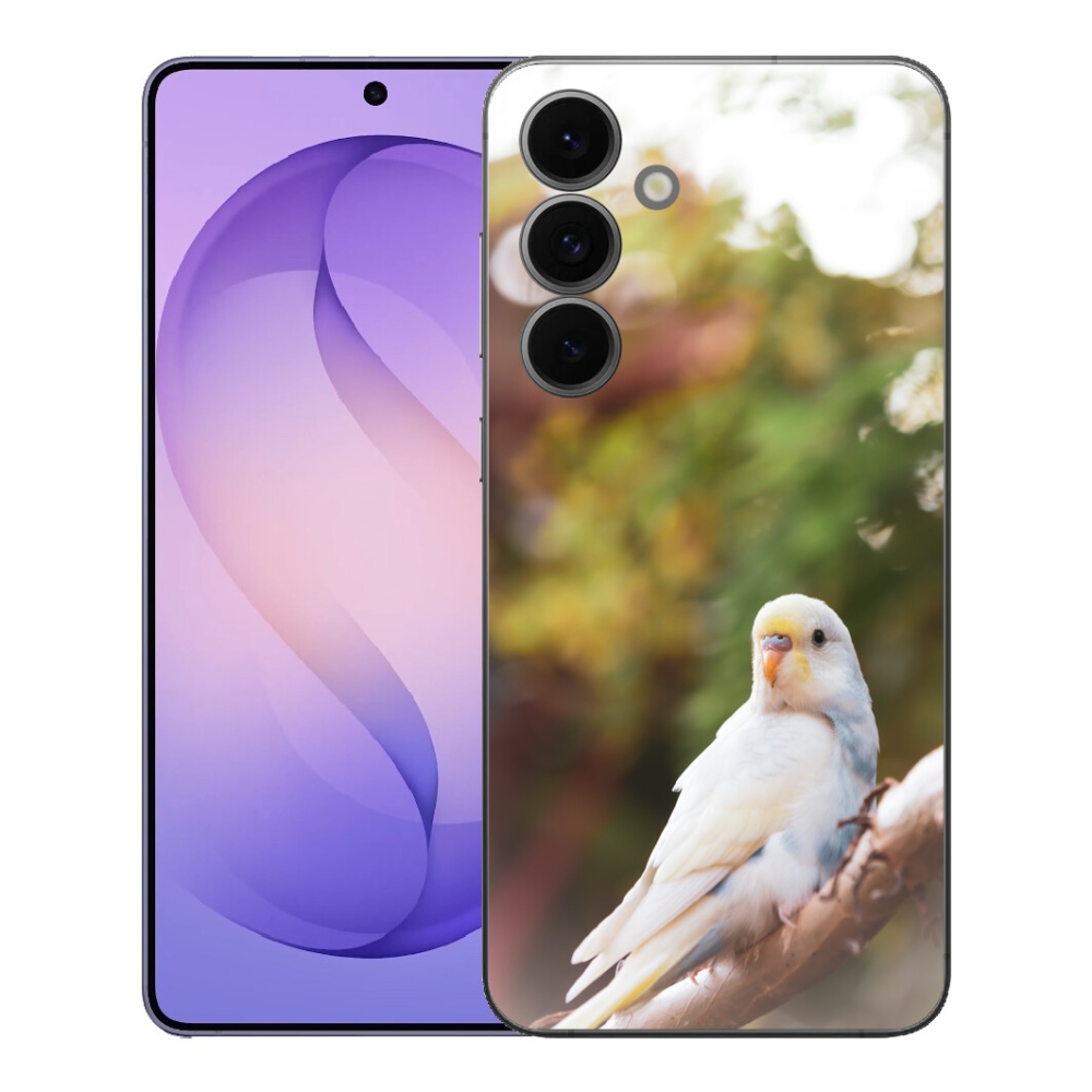 mmCase géltok a Samsung Galaxy S26 FE-hez – fehér papagáj