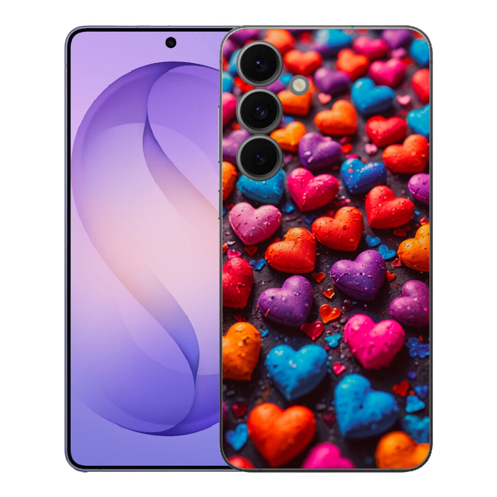 mmCase géltok a Samsung Galaxy S26 FE-hez – színes szívek