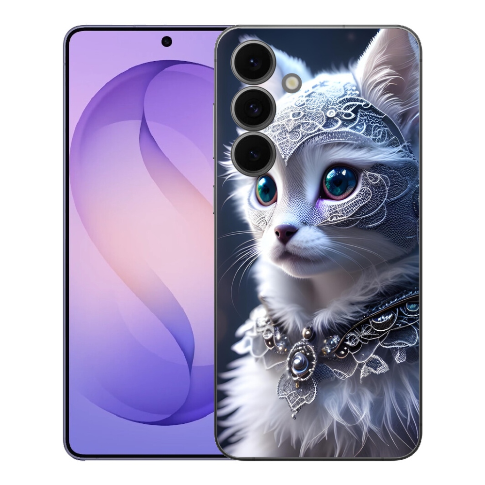 mmCase géltok a Samsung Galaxy S26 FE-hez – fehér macska