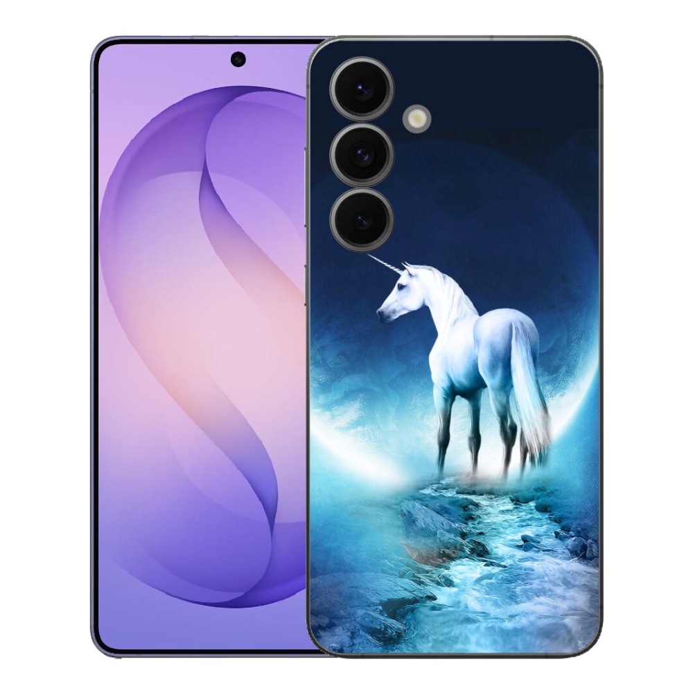 mmCase géltok a Samsung Galaxy S26 FE-hez – fehér egyszarvú